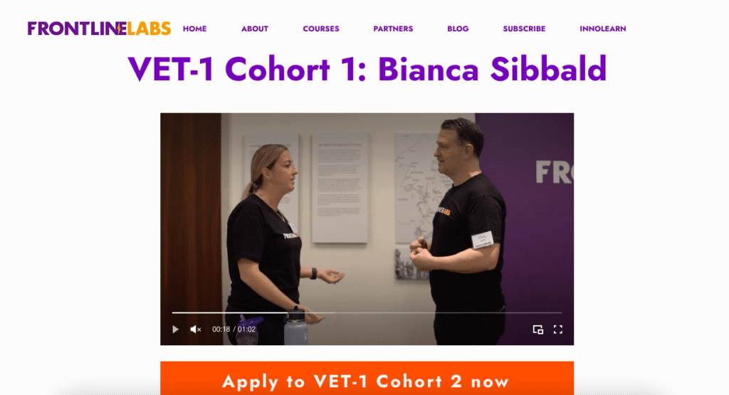 Frontline Labs- Bianca Sibbald